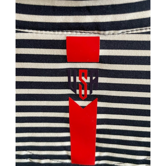 Fairway & Greene Pinecrest Striped Polo Shirt, Size Large - Picture 4 of 5